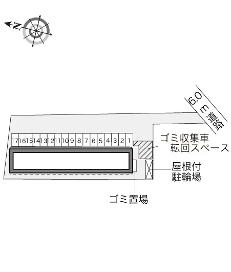 ★手数料０円★川越市笠幡　月極駐車場（LP）